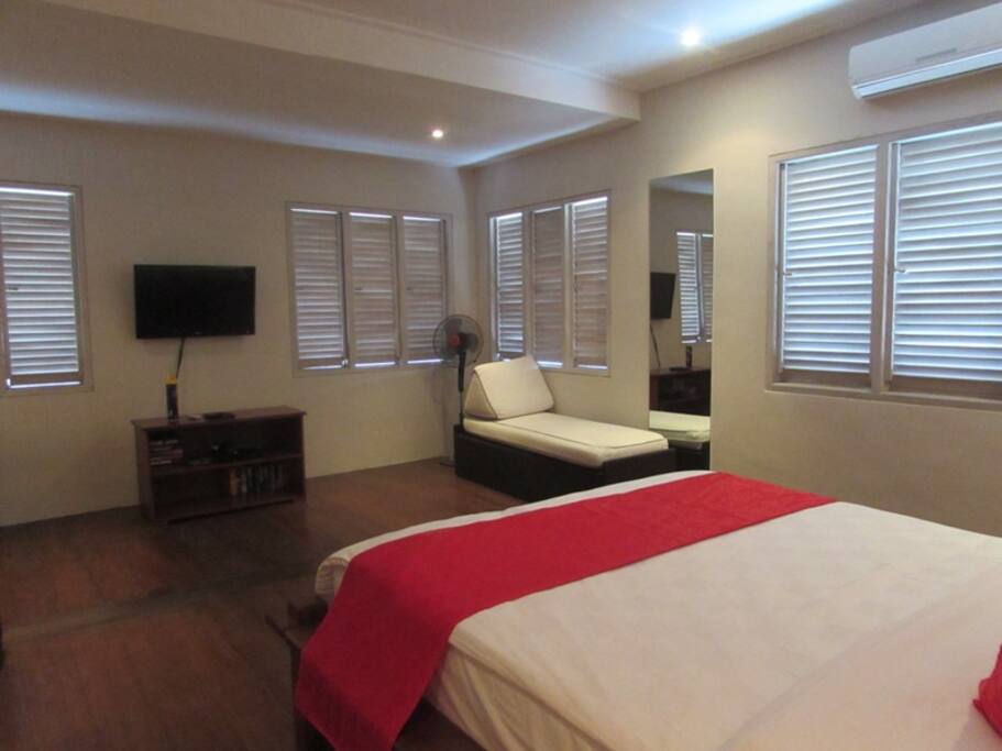 Master Bedroom with room for a single bed (not shown)