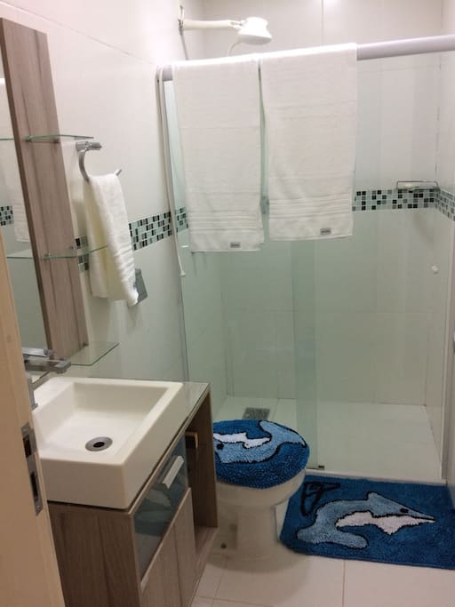 Banheiro da suíte casal