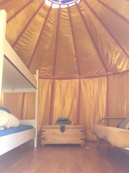 Welcome to the yurt!