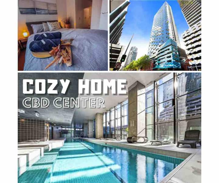 Cozy and warm 1B apartment in Melbourne CBD Condominiums for Rent in