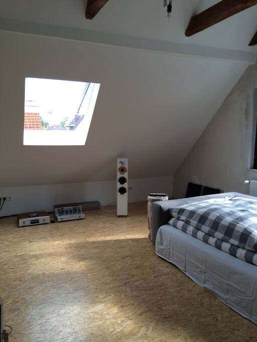 Sleeping room under the roof
