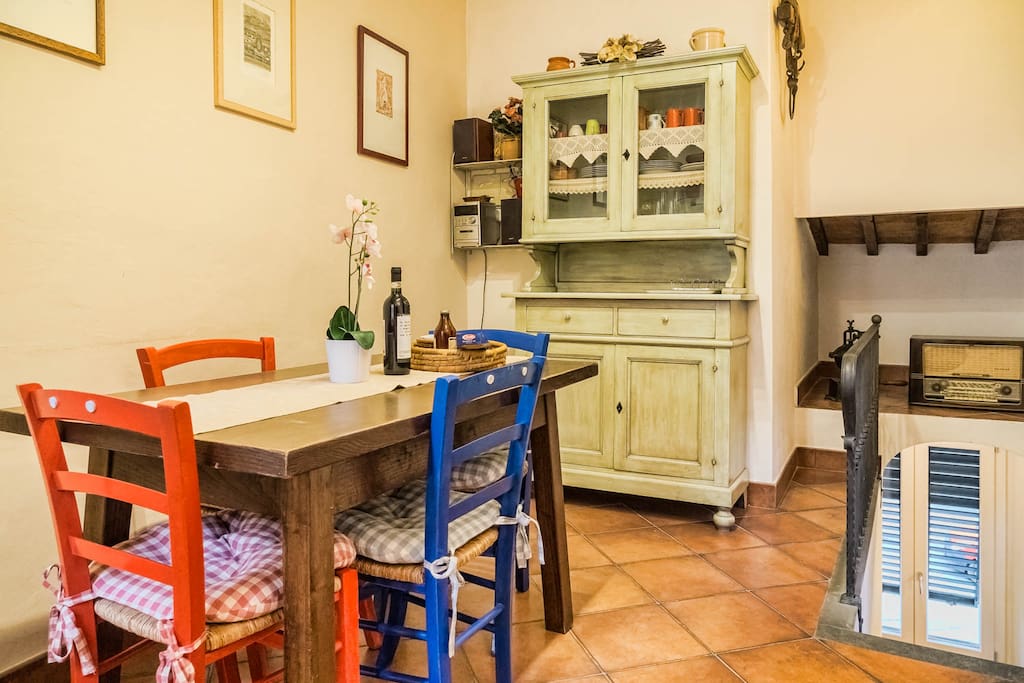 The dining room