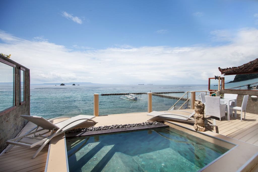 Plunge Pool and Deck Chairs