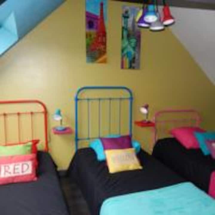 chambre dortoir étage