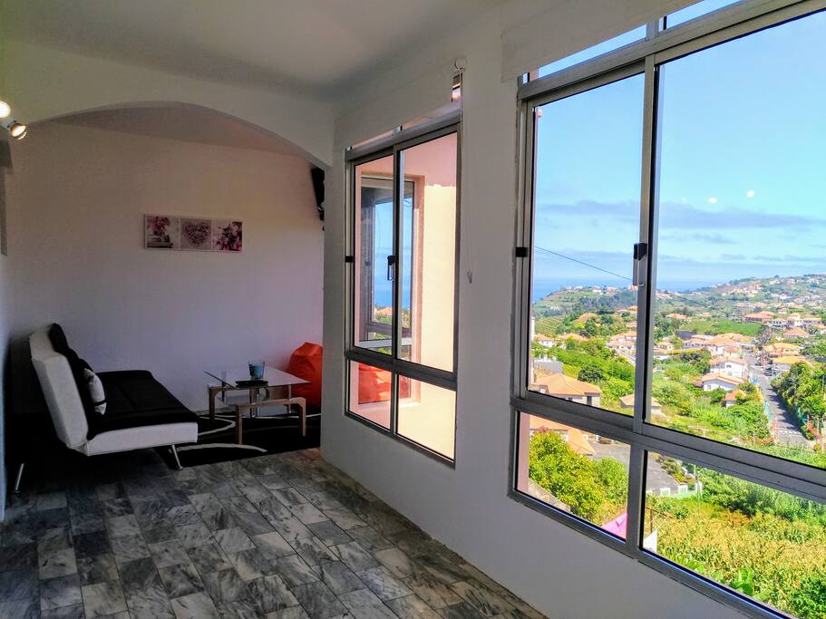 main entrance and living room
