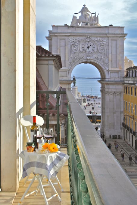 View from the balcony.
