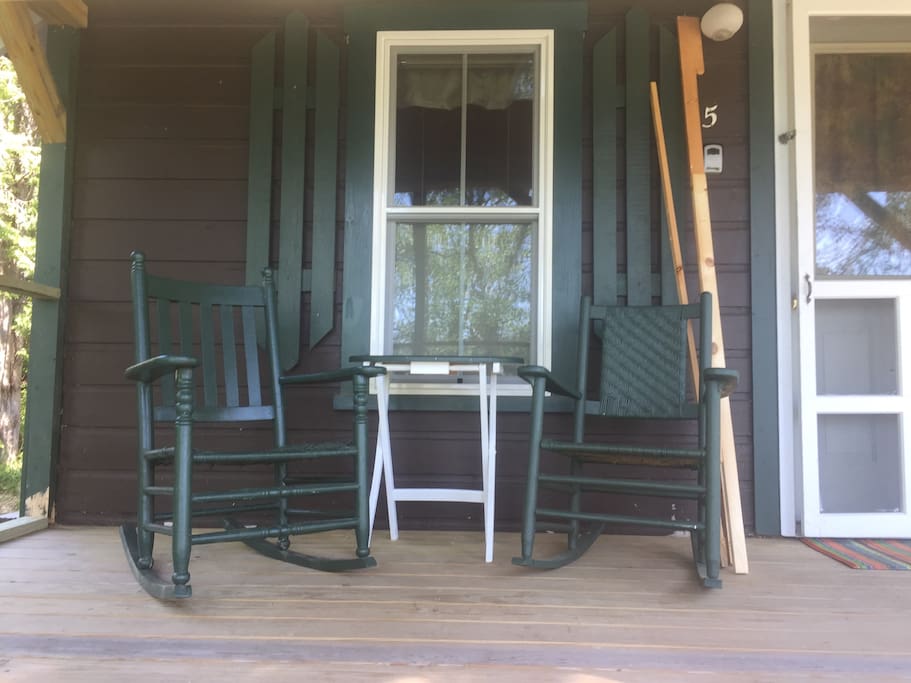 Front porch sitting area