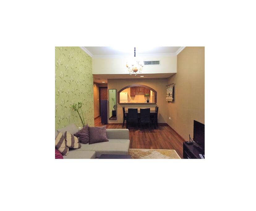 Living room and Dining area