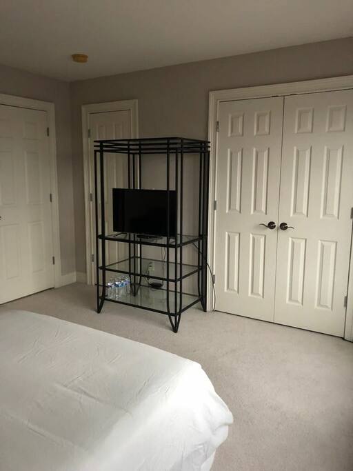 TV and Closets