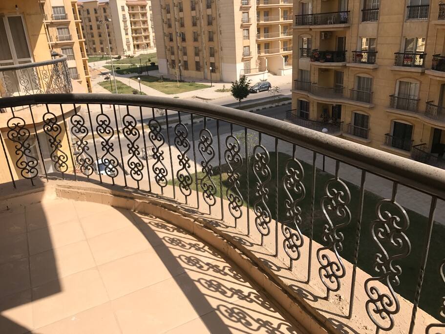 Balcony with garden view