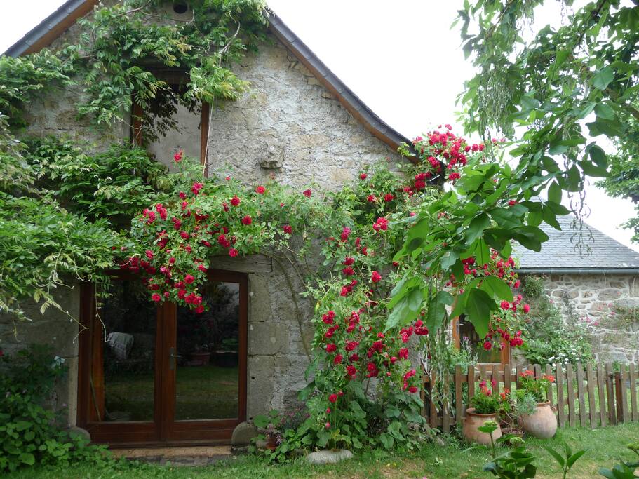 Bienvenue sous l'avalanche de roses