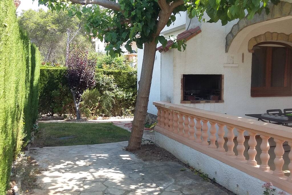 extérieur avec bbq