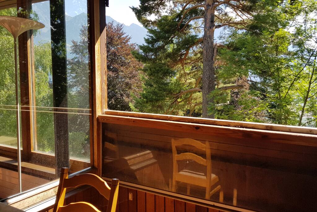 Aussicht vom Balkon
