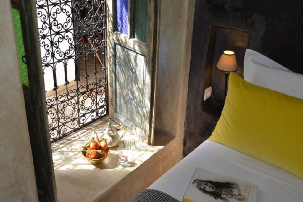 Chambre Badia située au rez-de-chaussée du riad Bab 54