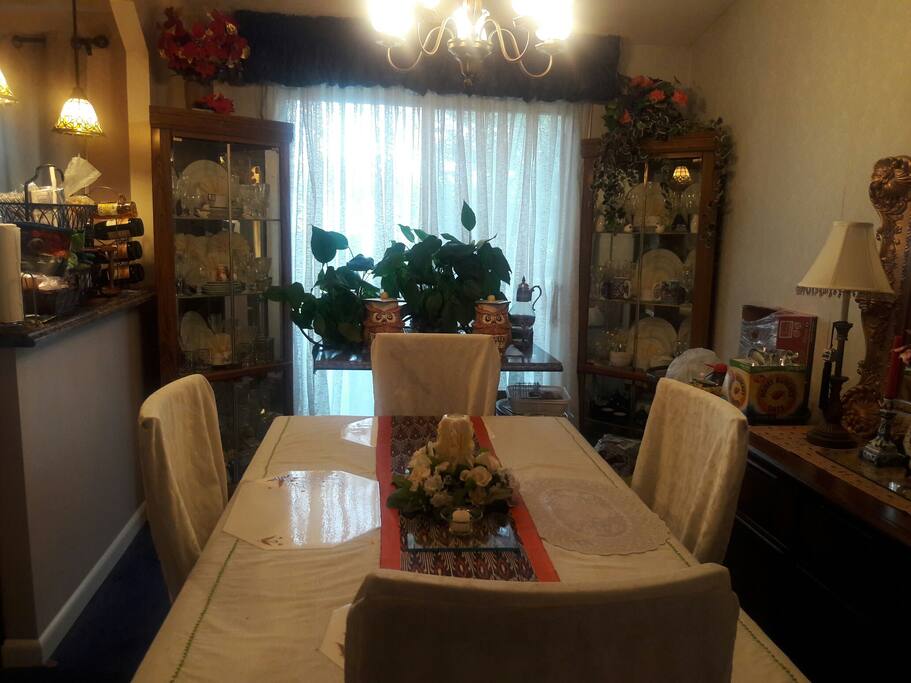 The Dining Room adjacent is the Kitchen.