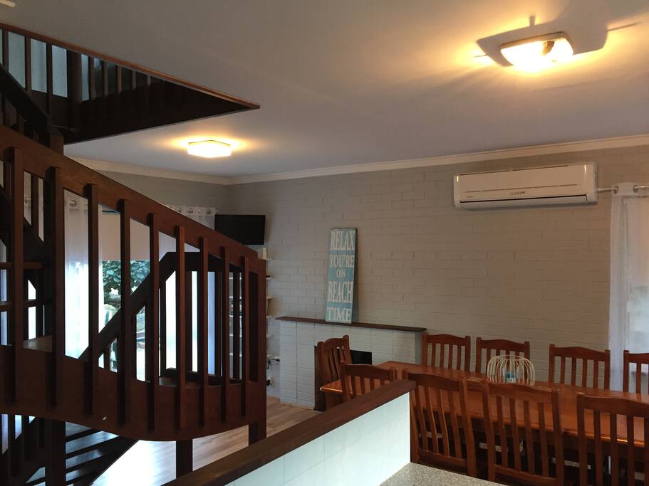 View from kitchen - downstairs