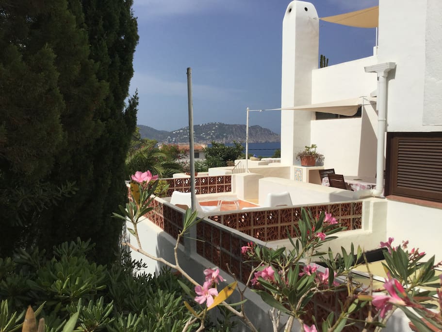 We have two front terraces.