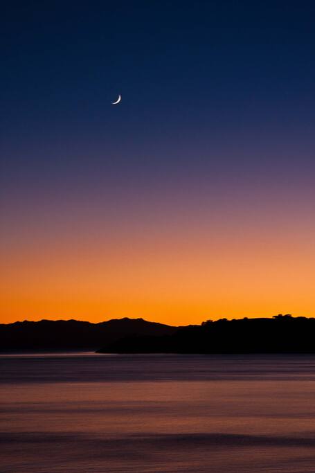 Moonlight across the bay