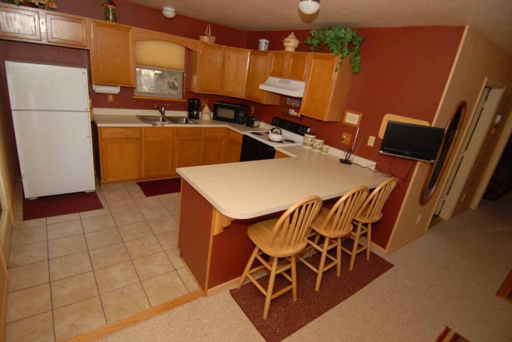 Fully Equipped kitchen all you need is food