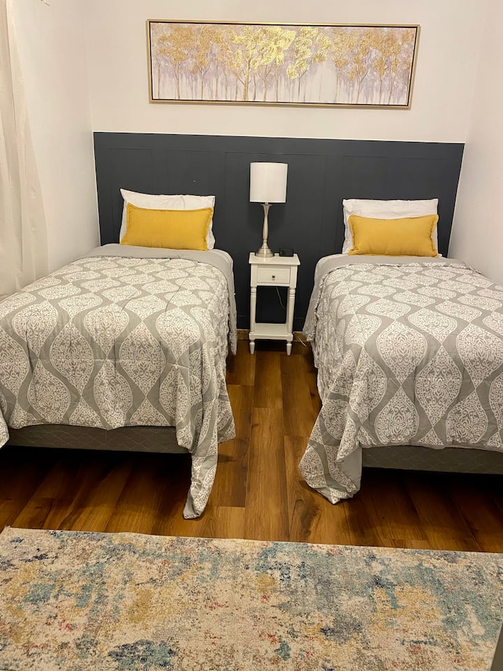 Generally set up as a king but could be 2 twins by request.