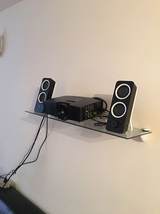 Projector in living room!