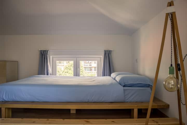 Couchages avec vue sur le toit