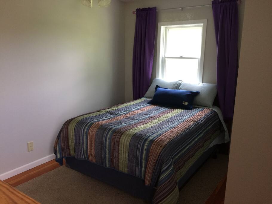Bedroom with full size bed
