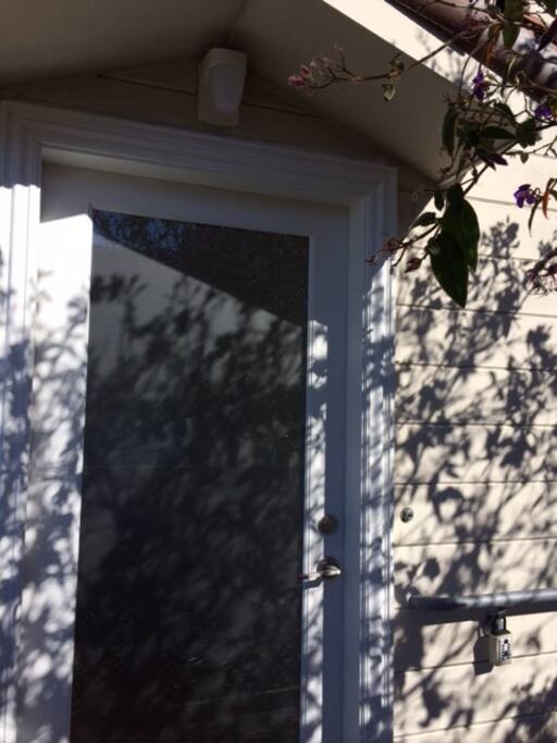 Private entrance on the ground floor
