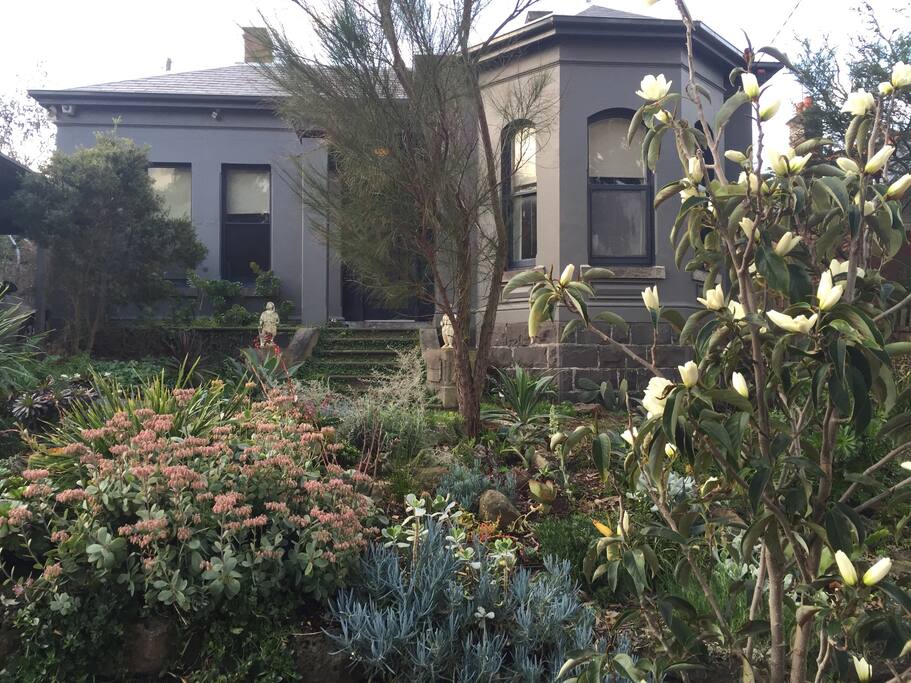 The main residence. Enter through side gate