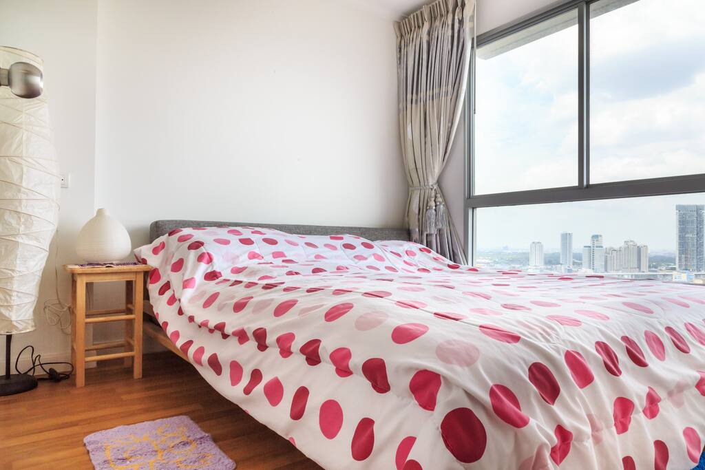 get your sleeping time with the river view also really close to the sky day to night