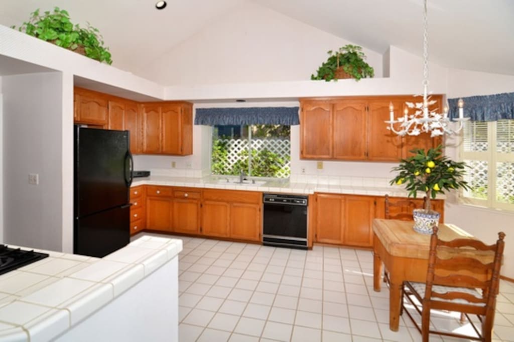 Sunny kitchen