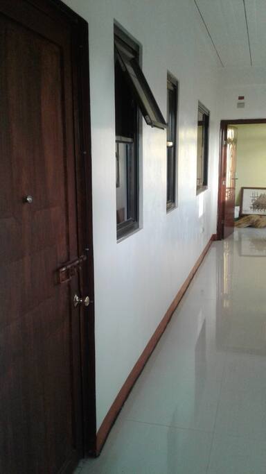Hallway and entrance to the unit