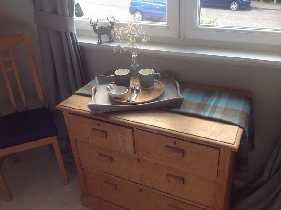 Tea/coffee making facilities in your room.