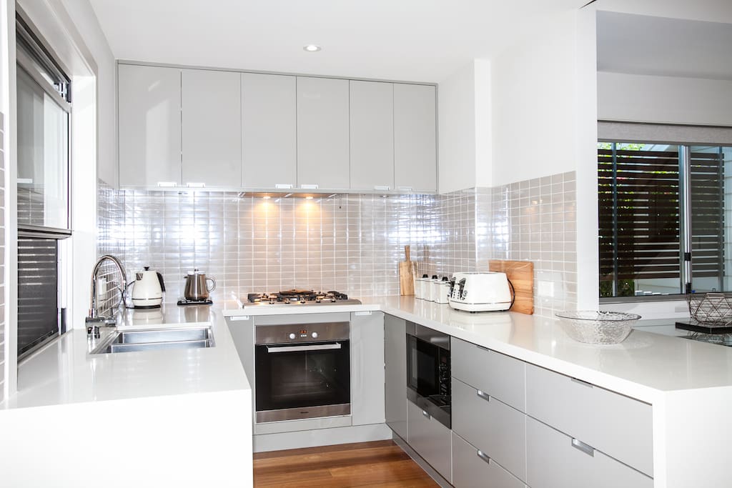 fully equipped modern kitchen