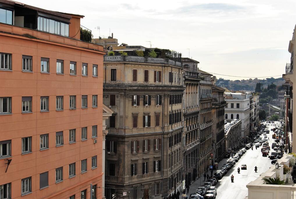La vista sui Fori Romani
Roman Forum view