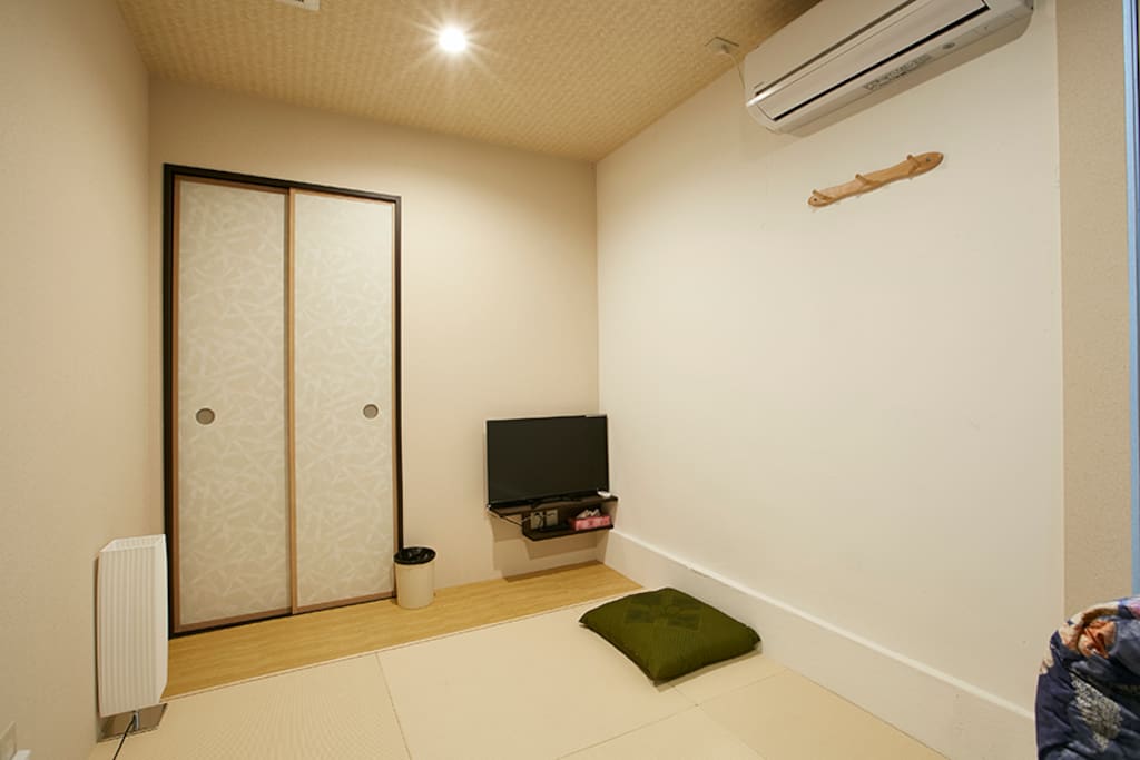 Cozy room with TV.