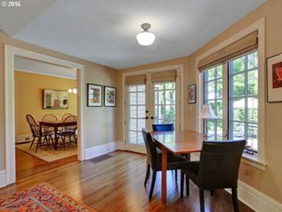 Kitchen nook.