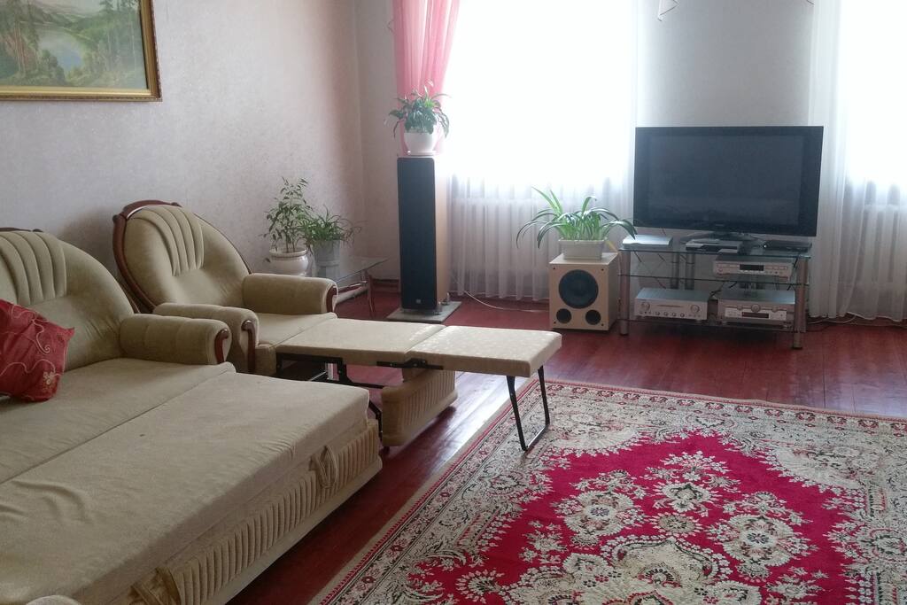 Гостинная, 3 спальных места.