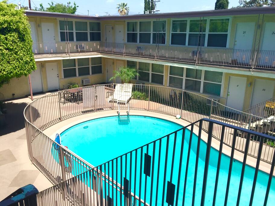 Enjoy the Cali sun in the comfort of your own front yard.