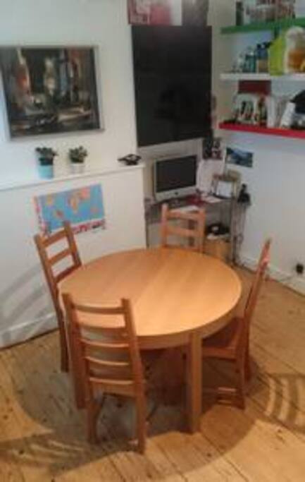Dinning and living area