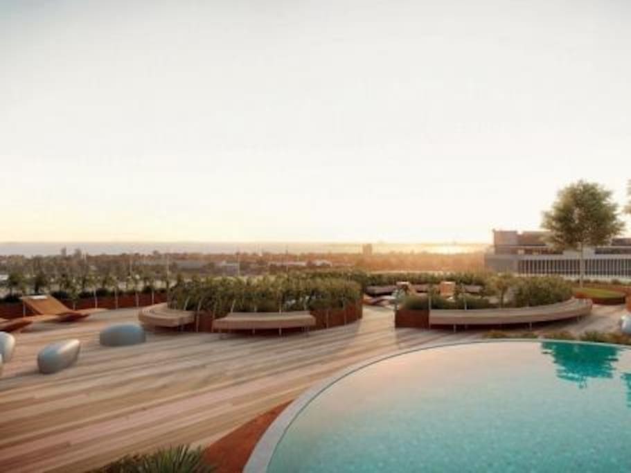 Rooftop spa