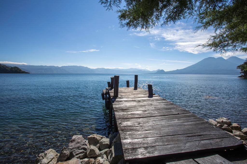 Your villa's private boat dock. Wow! We await your arrival.