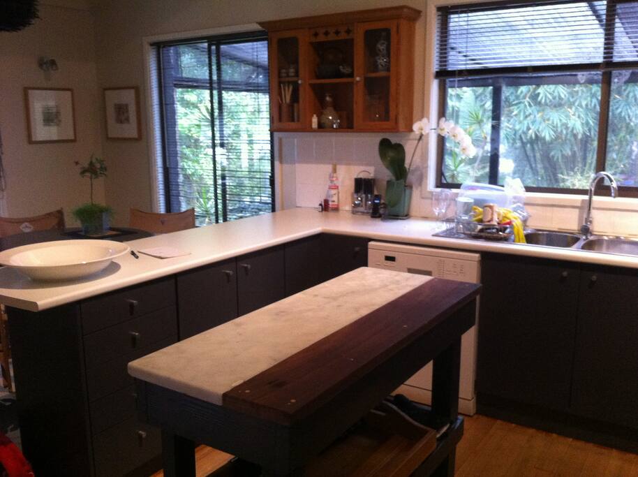 Newly renovated kitchen.