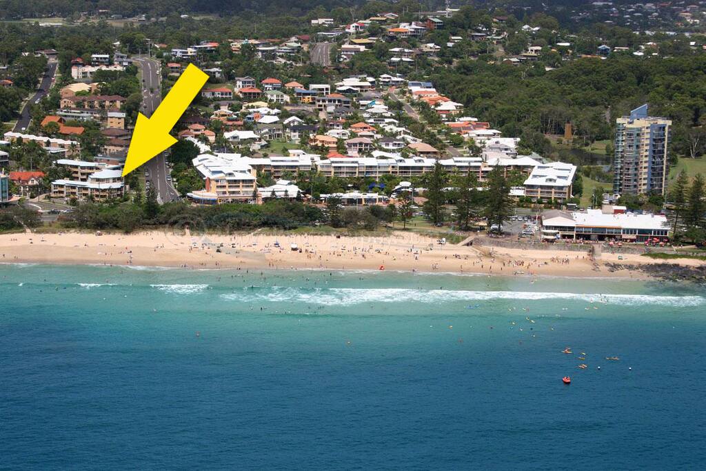 50m from the beach!