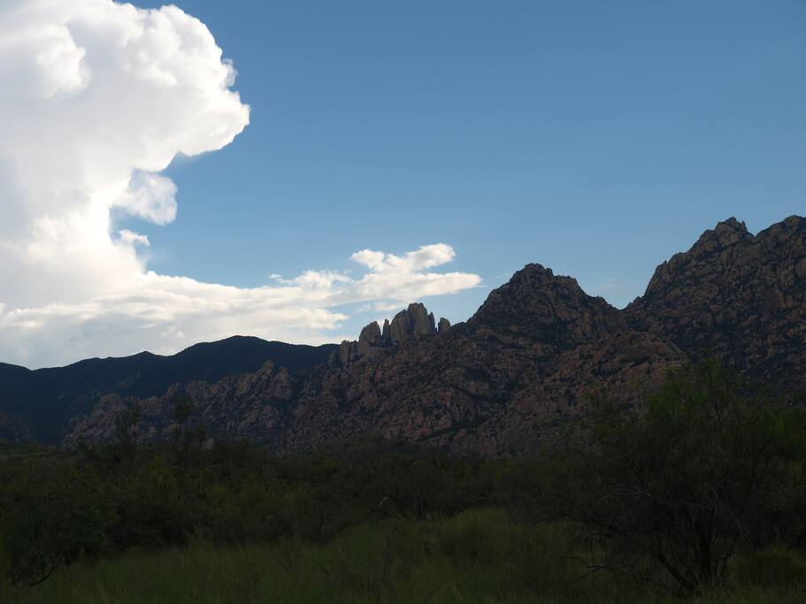 Clear Blue Skies; Cotton Clouds