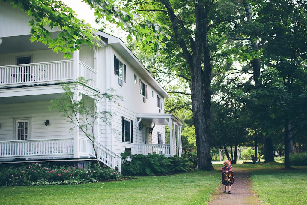 beautiful grounds and buildings