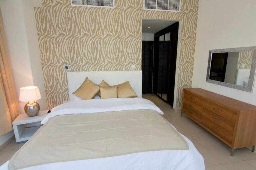 well furnished bedroom