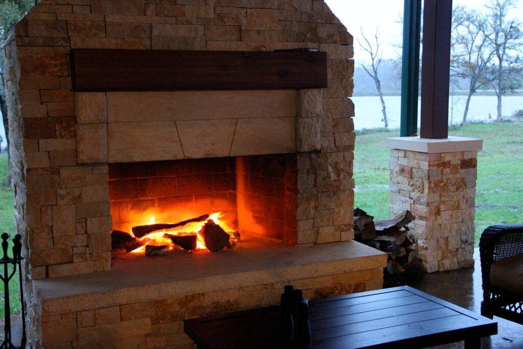 Cozy up next to fire and make s'mores