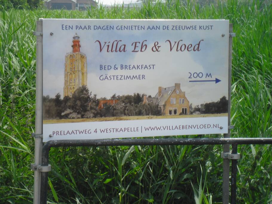 welkomstbord aan de Prelaatweg