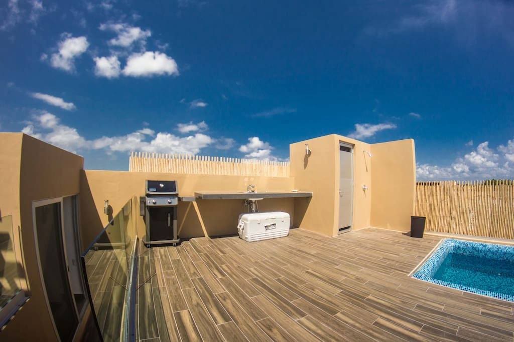 rooftop privado del departamento